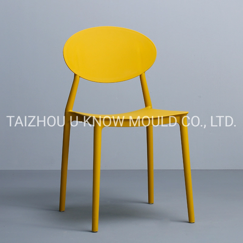 Fashion Plastic Armless Chair Injection Mould Plastic Backrest Chair Mold