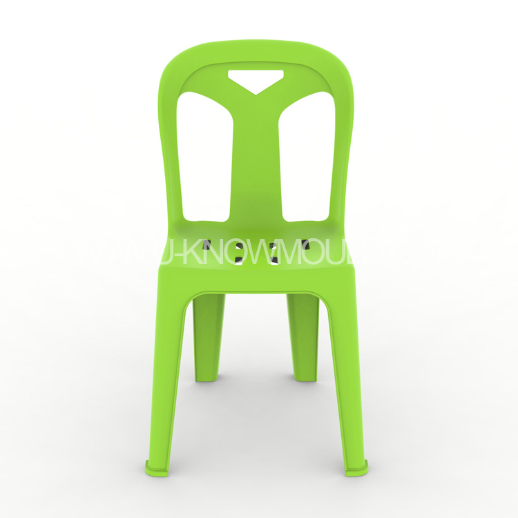 Antiskid Thickened Backrest Plastic Armless Chair Mould/Plastic Injection Chair Mold