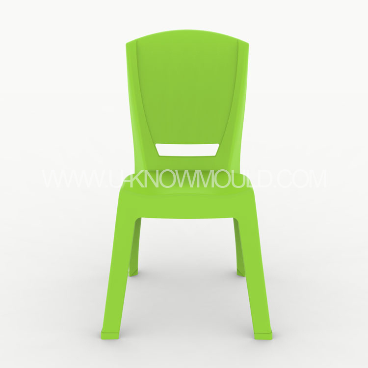 Antiskid Thickened Backrest Plastic Armless Chair Mould/Plastic Injection Chair Mold