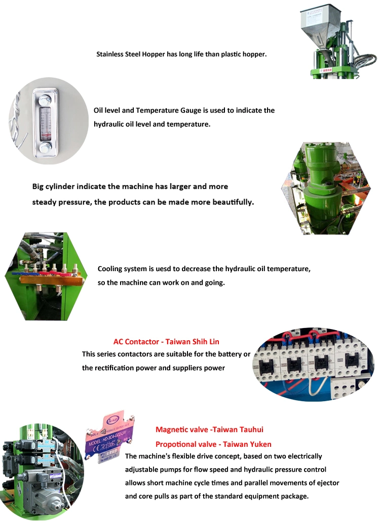 15t Small Business Manufacturing Vertical Plastic Injection Moulding Machine