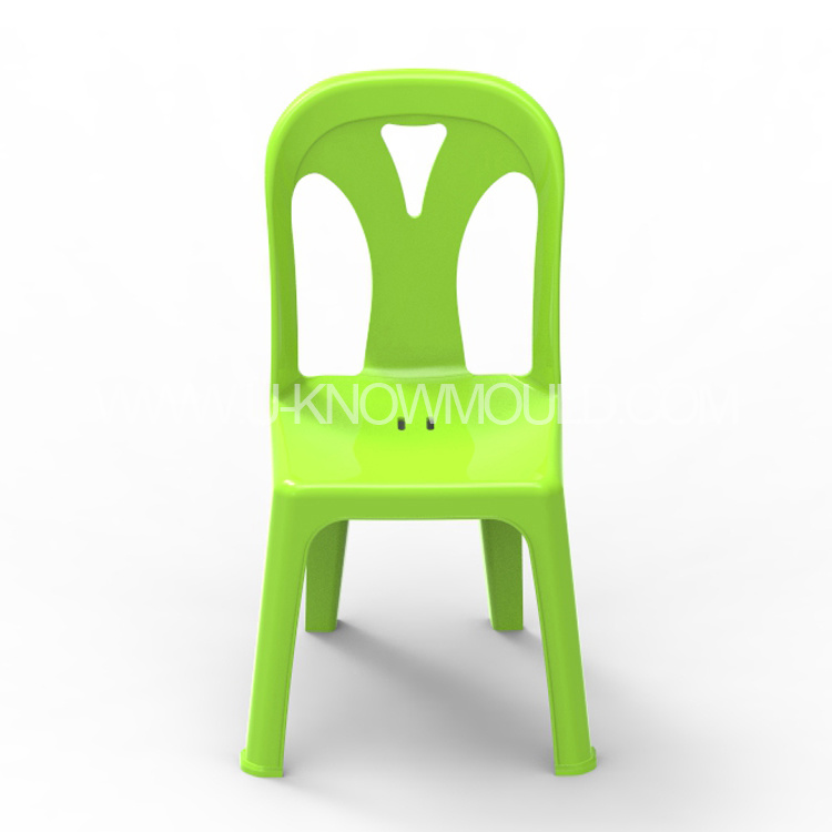 Antiskid Thickened Backrest Plastic Armless Chair Mould/Plastic Injection Chair Mold