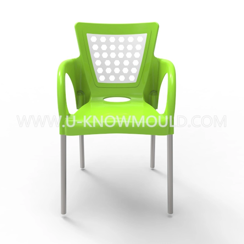 Plastic Metal Leg Chair Injection Mould Chair Mold in Taizhou