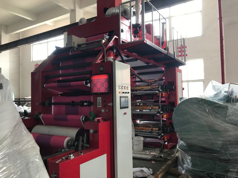 High Speed Six Color Flexo Printing Machine for Non-Woven Fabric