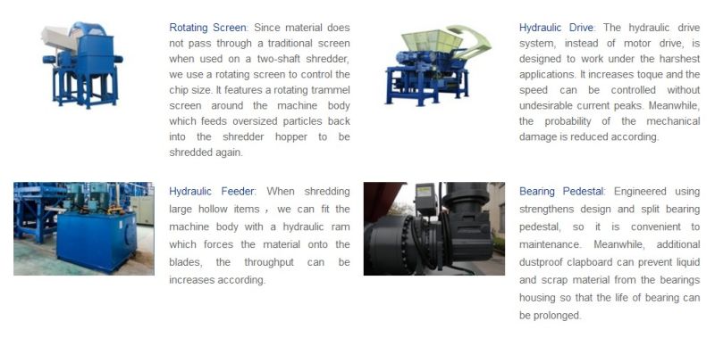 Plastic Drum Shredder/Plastic Bucket Shredder/Plastic Barrel Shredder/Plastic Crusher/Gl3280