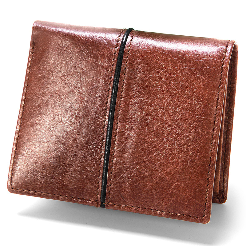 Leather Men's Money Clip Credit Card Holder RFID Purse (RS-190144)