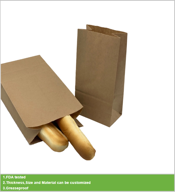 Recyclable Party Bag Dry Packaging Paper Bag Kraft Paper Bags