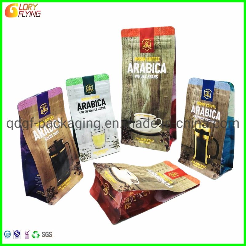 Kraft Paper Packaging Bag with Zipper Tin-Box Coffee Bags