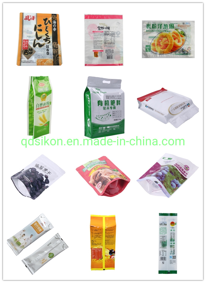 Direct Factory Plastic Flat Bottom Packaging Bags with Zipper