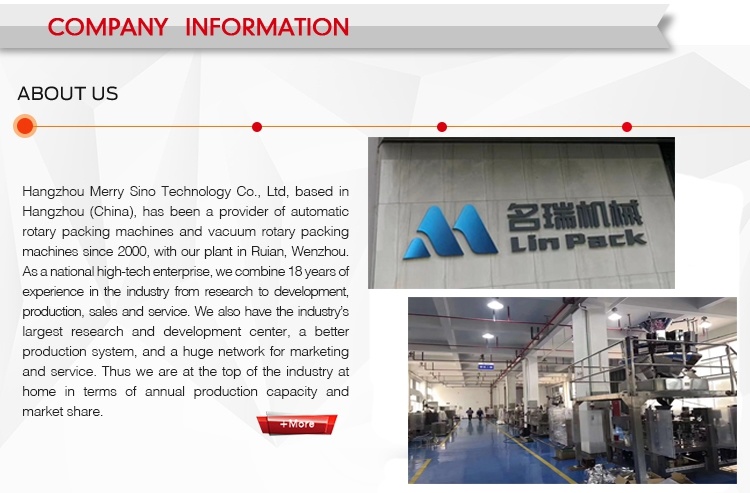 Big Bags High Speed Rotary Packing Machine for Premade Bags