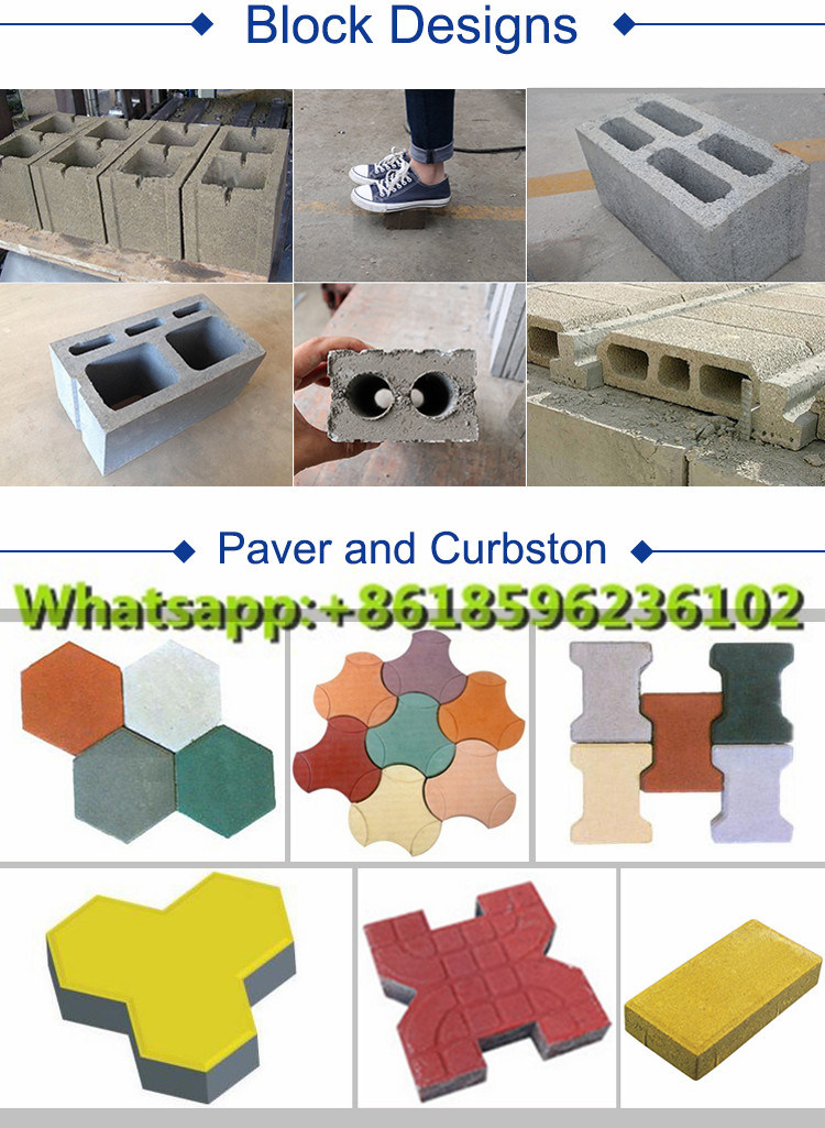 Qt5-15 Hydraulic Pressure Cement Block Machine, Automatic Block Making Machine, Concrete Block Making Machine