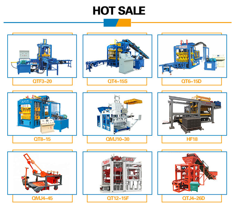 Building Materials Brick Making Machine Concrete Block Machinery&#160; for Small Business