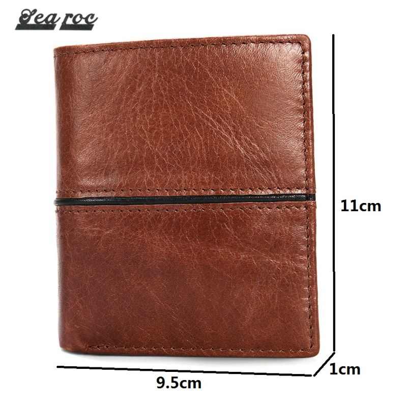 Leather Men's Money Clip Credit Card Holder RFID Purse (RS-190144)