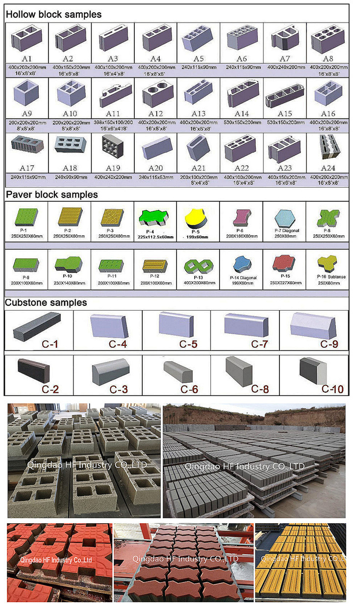 Qt5-15 Block Paver Making Machine Concrete Block Making Machine