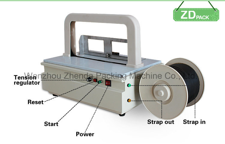 Automatic Strapping Machine for Gift or Postal Parcels Packaging (ZD-08)