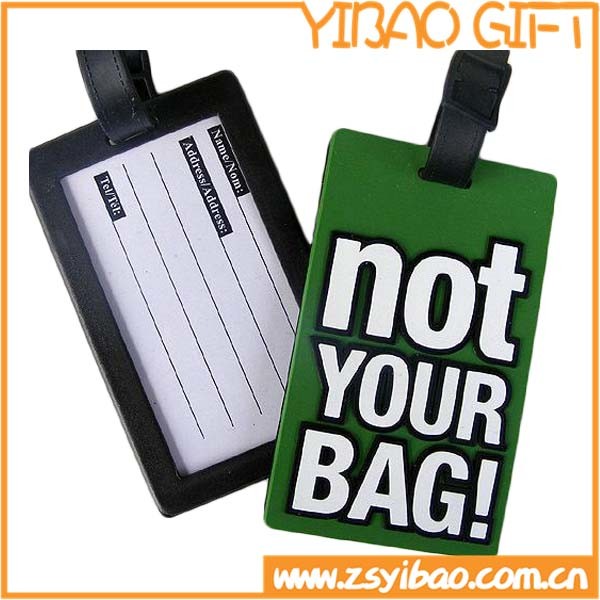 Factory Price PVC Luggage Baggage Tag for Advertising Gift (YB-t-008)