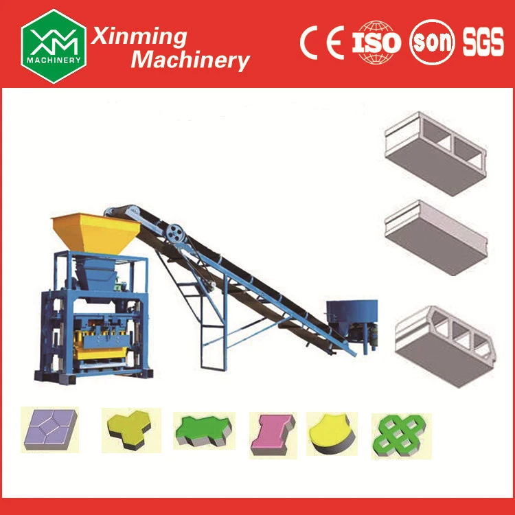 Qt40-1 Small Cement Concrete Block Making Machine for Sale