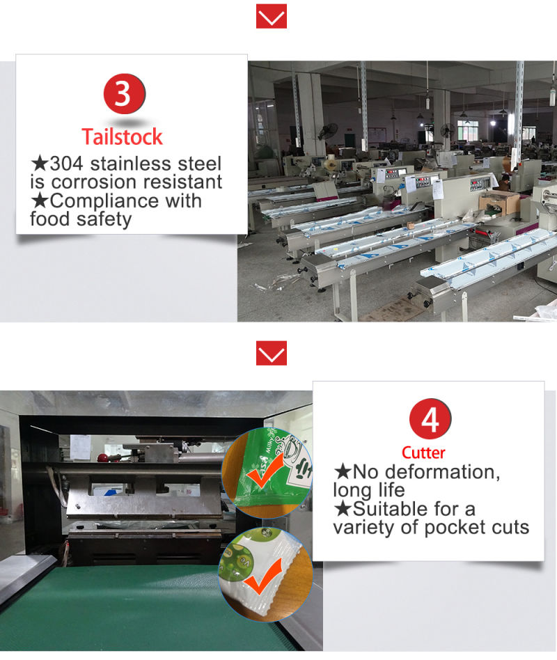 Bread Packing Machine Packing Bread Packing Machine Automatic Pillow Horizontal Bread Brownie Packing Machine