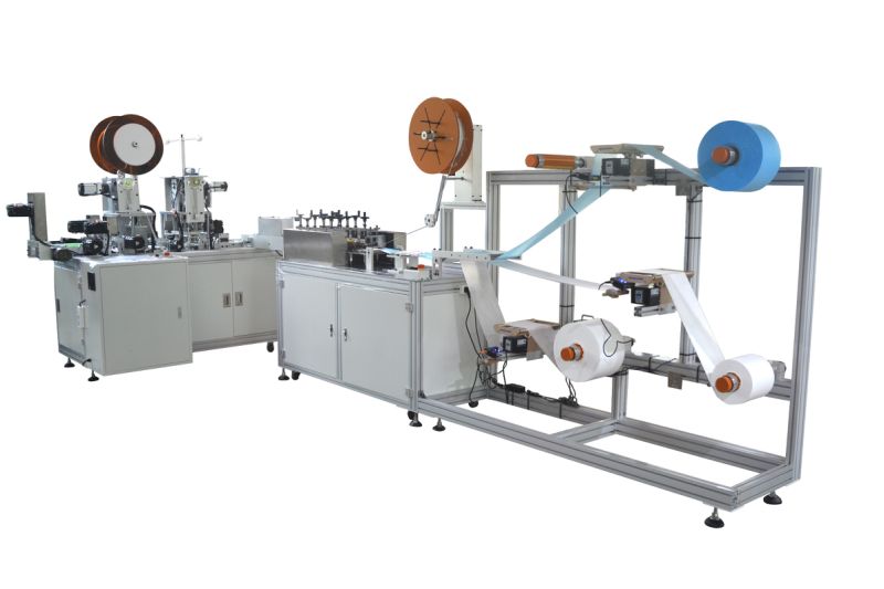 Fully Automatic Production Line Nonwoven Flat 3 Layer Mask Machine