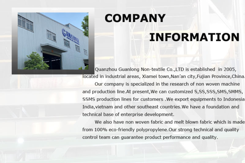 SMS Spunmelt Non Woven Fabric Making Machine Nonwoven Equipment
