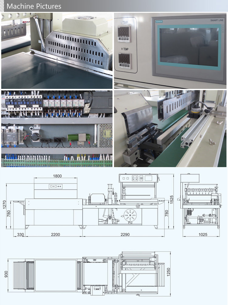 Automatic Side Sealing Machine Shrink Tunnel