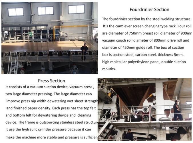 2400mm Kraft Paper Machine Fluting Paper Machine Corrugated Paper Making Machine Carton Box Paper Making Machine for Sale