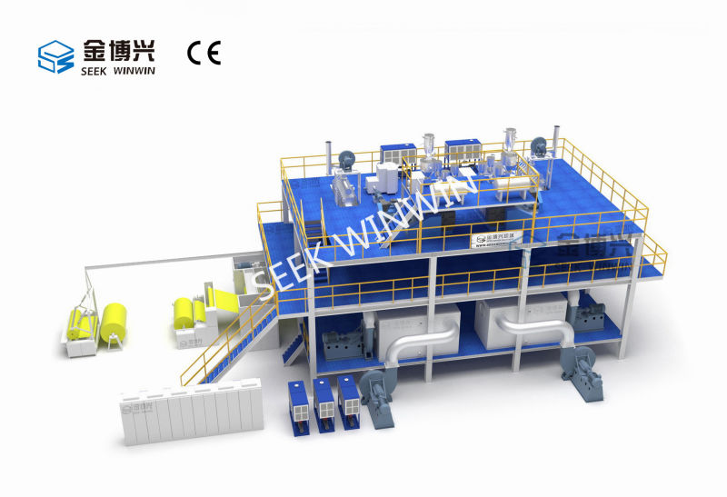 PP Spunbond Non-Woven Fabric Making Line Spun Bond Nonwoven Machine