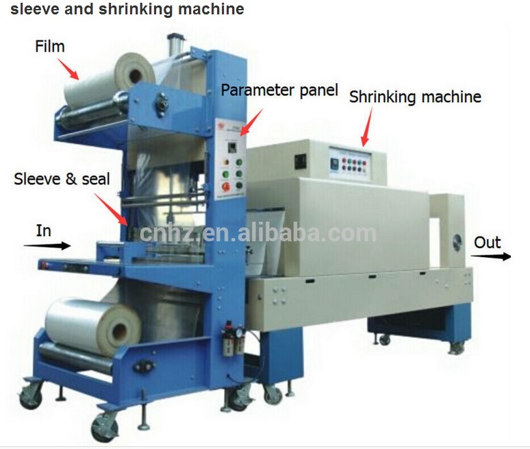 Film Shrinking Machine and Automatic Sealing Machinhery for Big Bottles