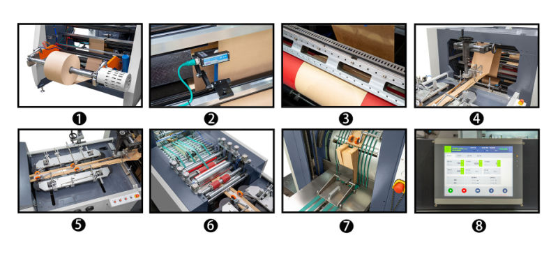 Pink Paper Bag Machine Price of Paper Bag Machine Printing Machine Paper Bag