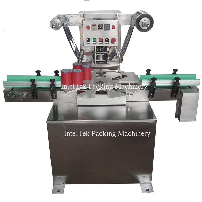 Fully Automatic Rotary Cosmetic Cream Wet Wipes Cans Filling and Sealing Machinery