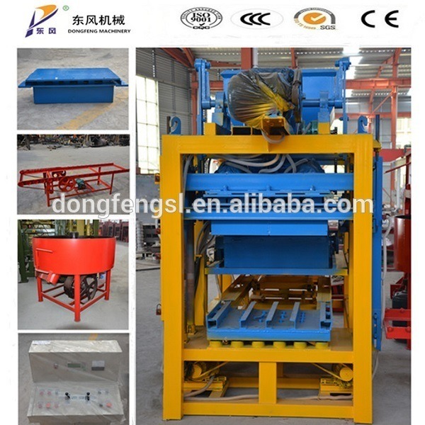 Df3-20 Interlocking Stone Making Machine / Hydraulic Colour Paver Block Machine