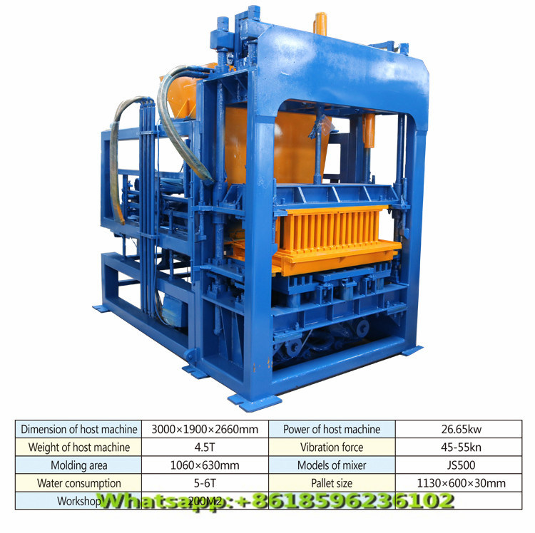 Qt5-15 Hydraulic Pressure Cement Block Machine, Automatic Block Making Machine, Concrete Block Making Machine