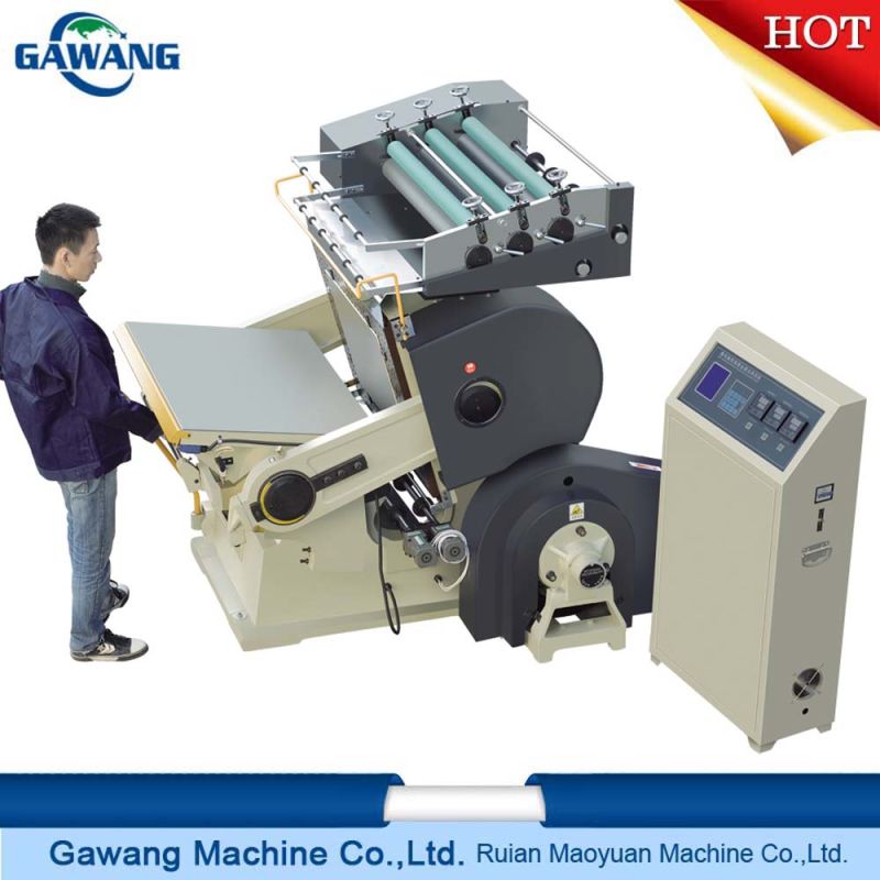 Low Price Quick Response Easy Operated Packing Box Hot Stamping and Die Cutting Machine