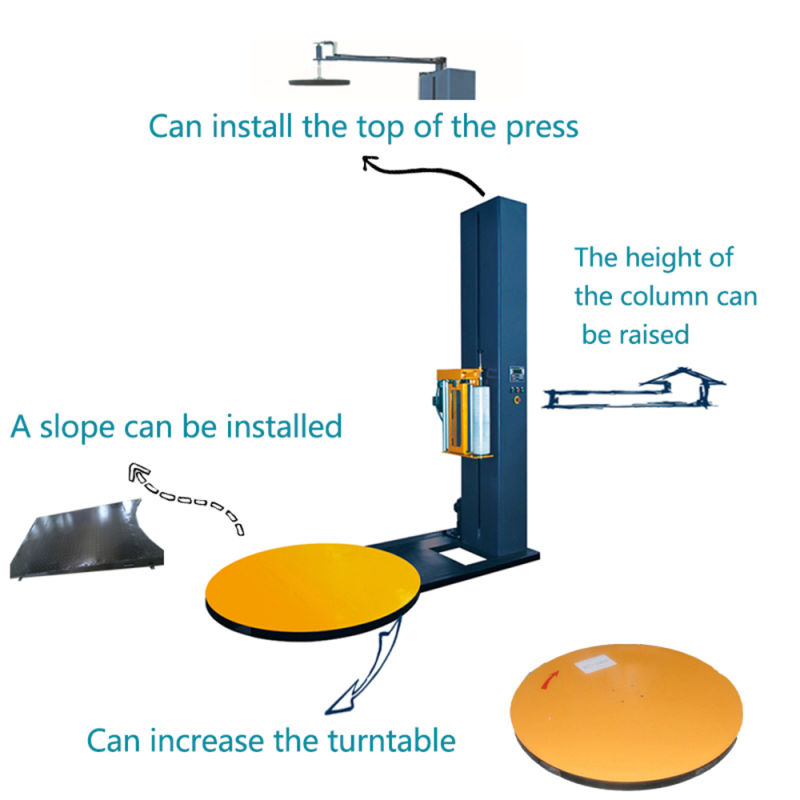 Automatic Wrapper Pallet Stretch Automatic Pallet Stretch Wrapping Machine with Pallet Wrapper Machine