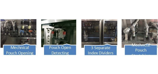 Automatic 4 Sides Sealed Premade Pouch Horizontal Sausage Packing Machine