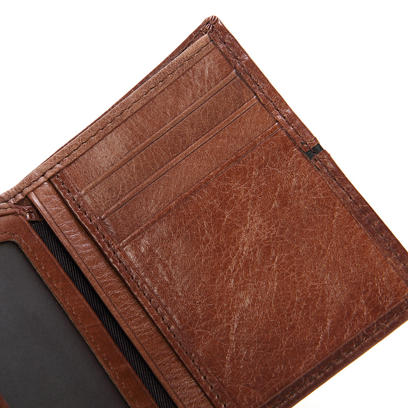 Leather Men's Money Clip Credit Card Holder RFID Purse (RS-190144)