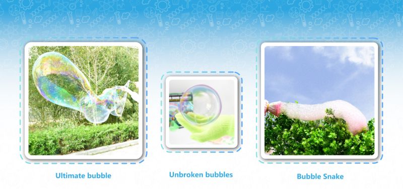 Girl's Gift Set Educational Science Kit for Bubble Making