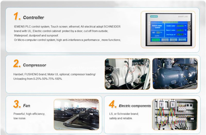 Plastic Extrusion Molding Use Water Cooling Machine Industrial Chiller