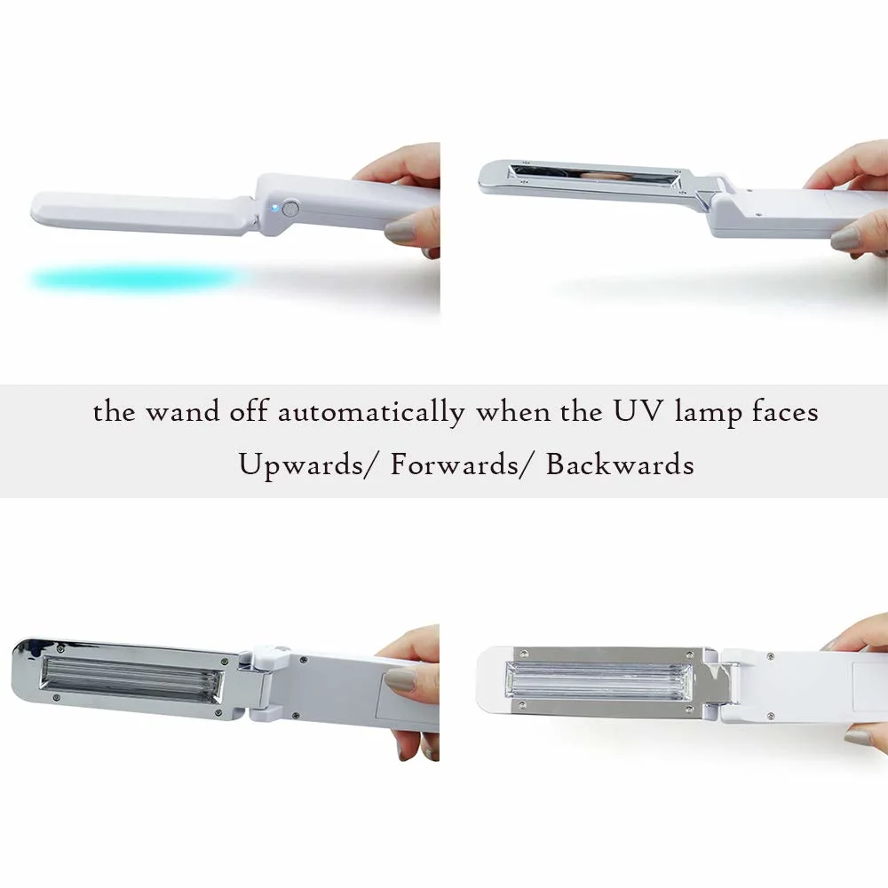 2020 UV Sterilizer Lamp Portable UVC Germicidal Wand Handheld Ultraviolet Sterilizer Lamp Household Germicidal Sterilization