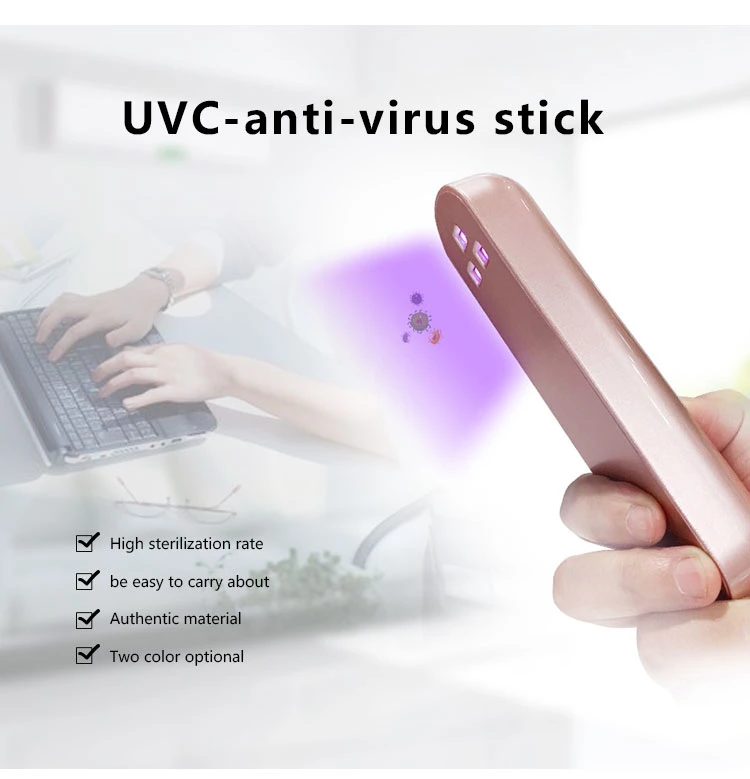 2020 UV Sterilizer Lamp Portable UVC Germicidal Rod Handheld Ultraviolet Sterilizer Lamp Household Germicidal Sterilization