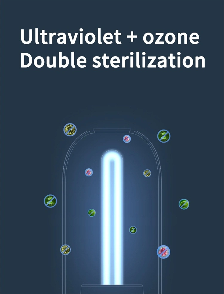 Intelligent Ozone Double Effective Disinfection UVC Sterilizer Portable UV Tube Lamp Sterilizer