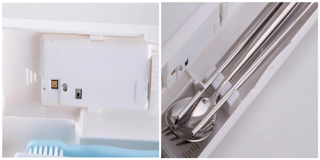 UV Disinfection Box Kitchen Cutlery Knife Sterilizer UV Tableware Box