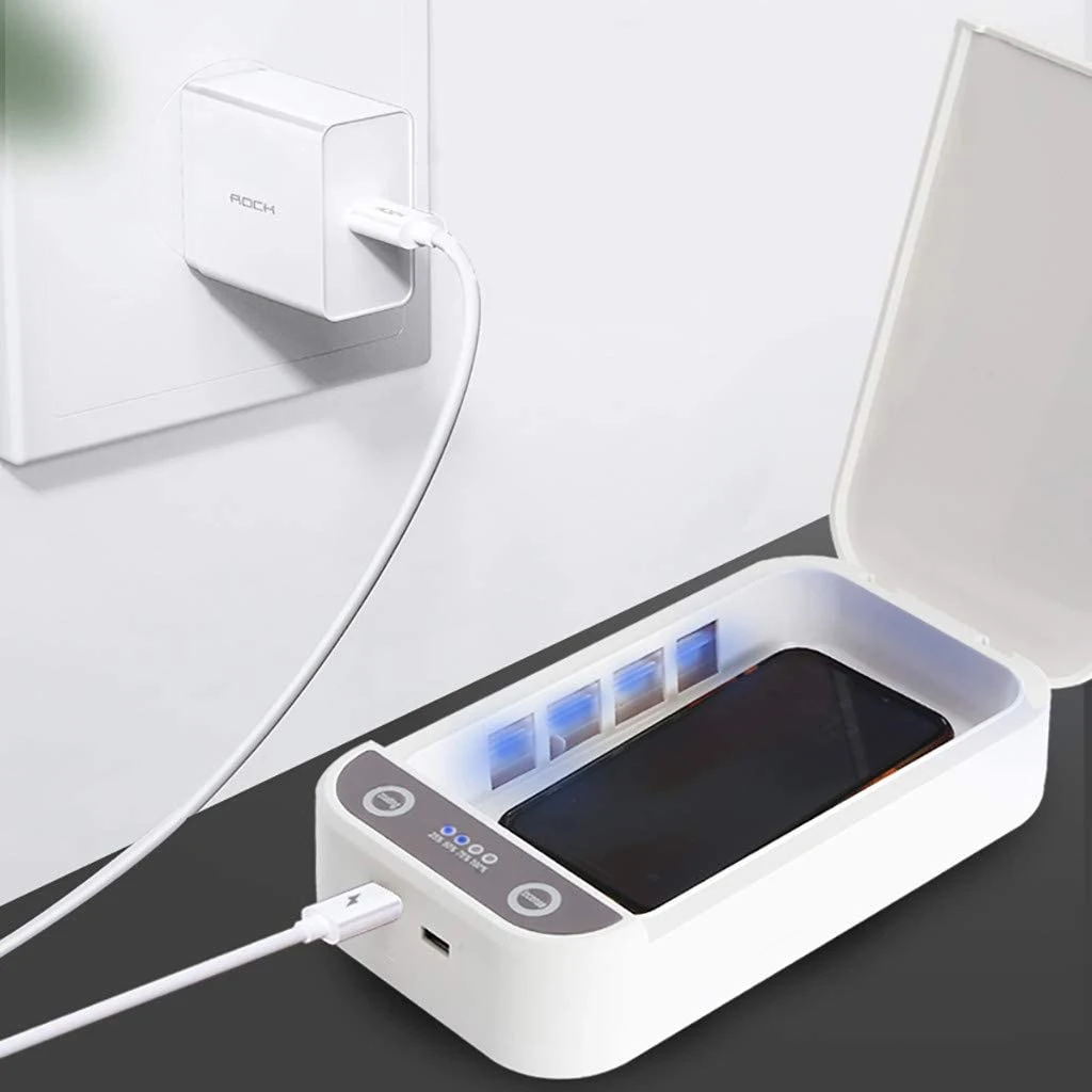 Multi-Function Portable Nail Sterilizer Ultraviolet UV Disinfection Box for Mobile Phone Mask Clothes Shoe etc