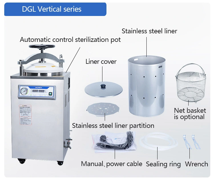 Tls-35ld Sterilization Equipments Autoclave Steam Sterilizer 35L From China