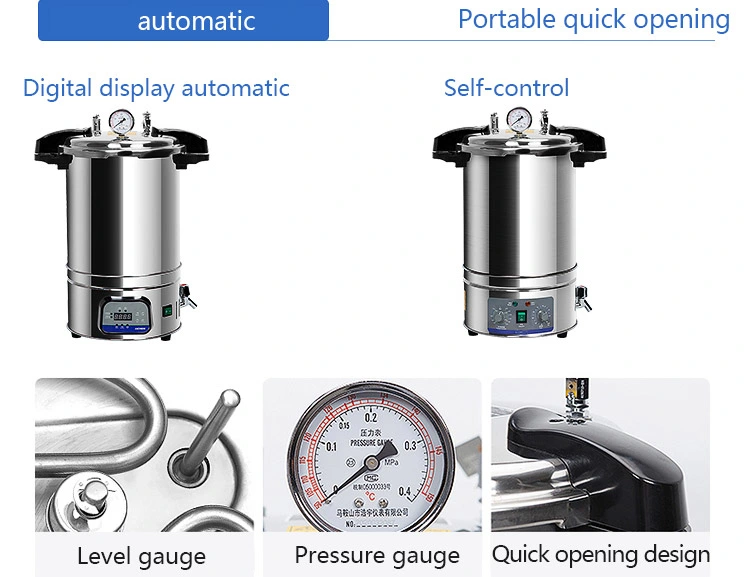 Tls-35ld Sterilization Equipments Autoclave Steam Sterilizer 35L From China