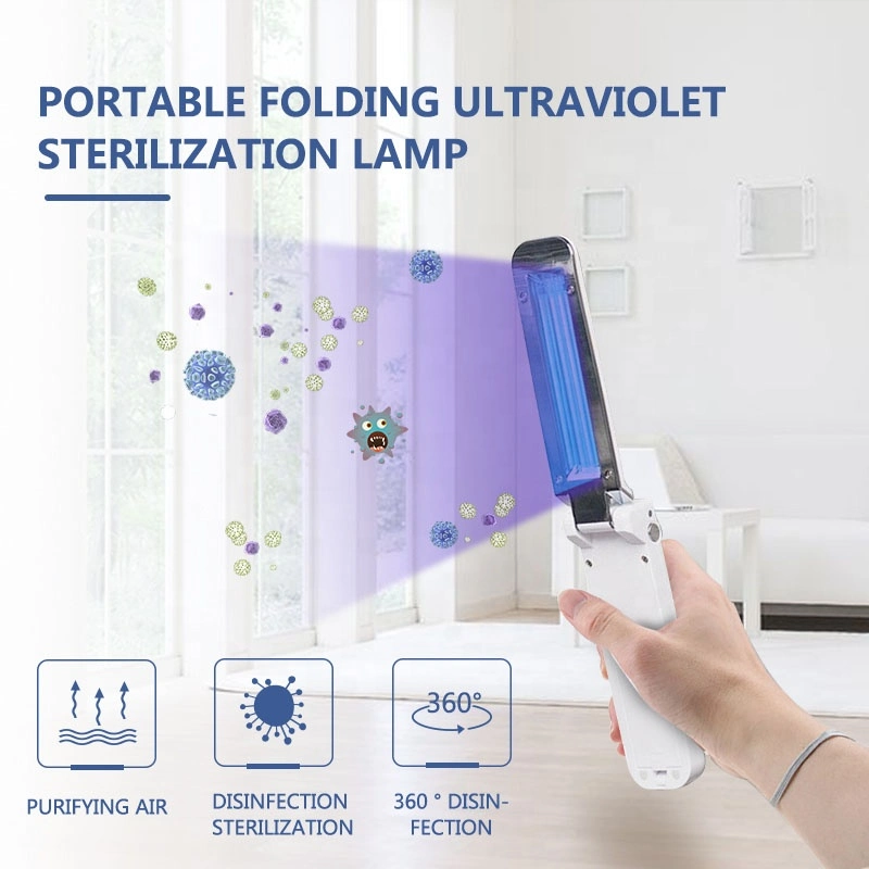 2020 UV Sterilizer Lamp Portable UVC Germicidal Wand Handheld Ultraviolet Sterilizer Lamp Household Germicidal Sterilization