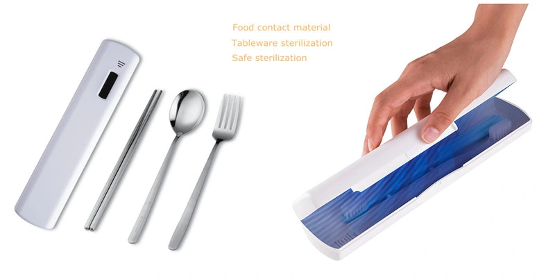 UV Disinfection Box Kitchen Cutlery Knife Sterilizer UV Tableware Box