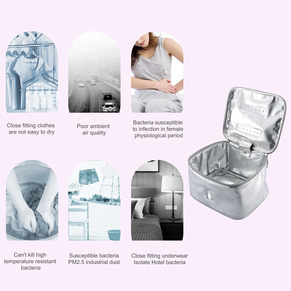 Baby Bottle Disinfection Bag UV Light Sterilizer Underwear Cloth Bag