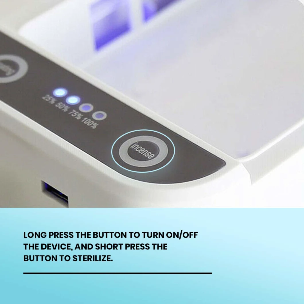 Multi-Function Portable Nail Sterilizer Ultraviolet UV Disinfection Box for Mobile Phone Mask Clothes Shoe etc