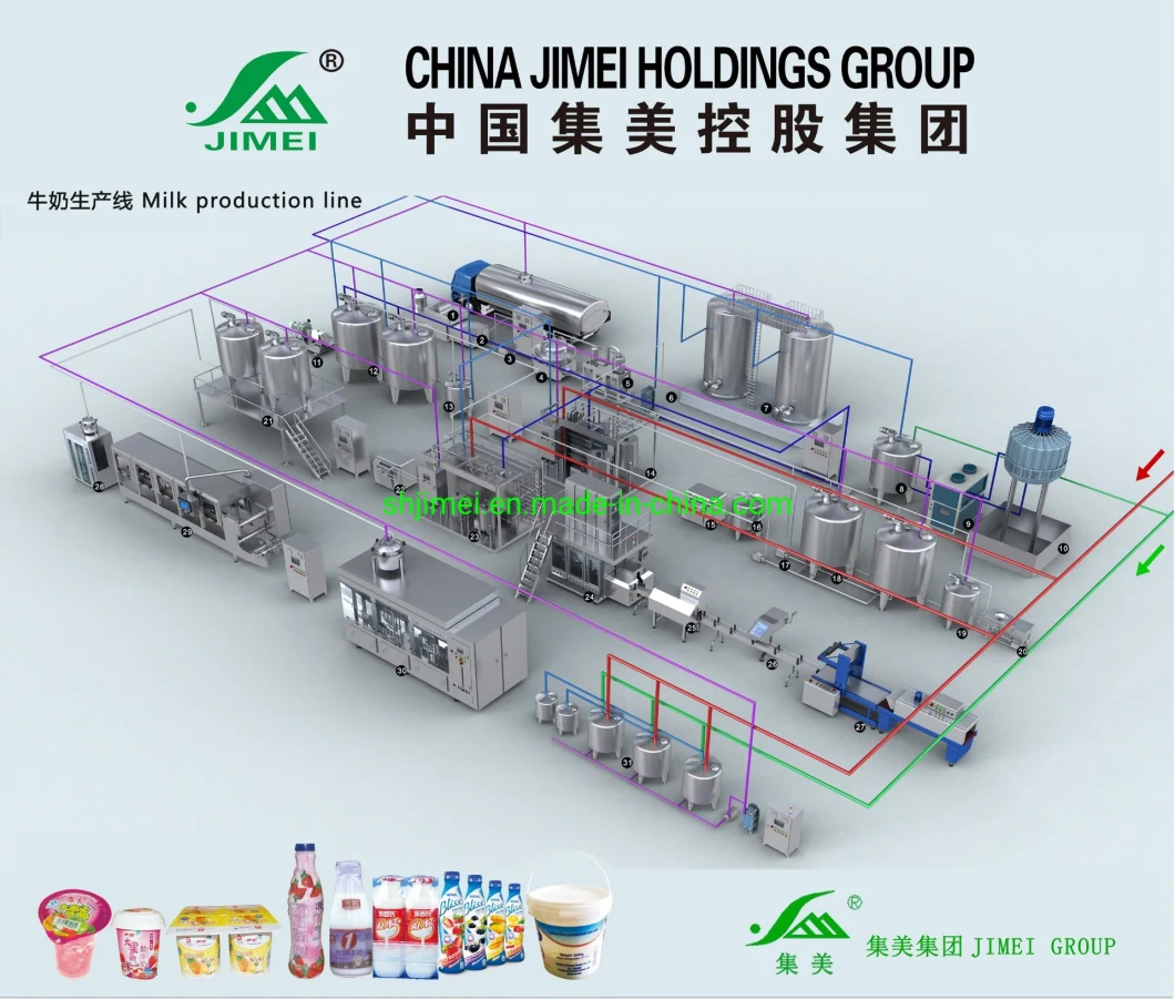 Sweetened Condensed Milk Uht Milk Sterilizer Machine Dairy Milk Pasteurization Machinery