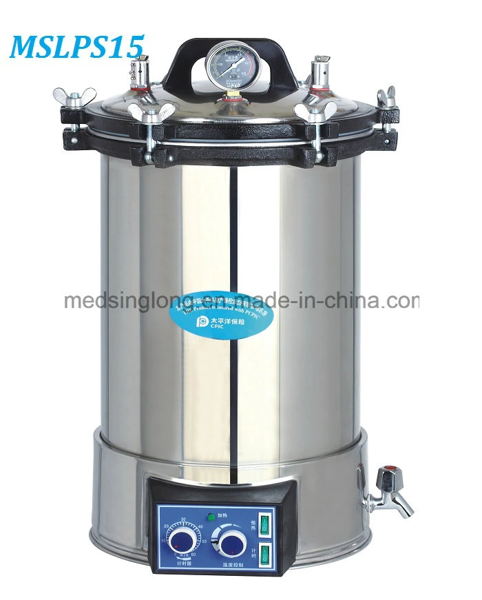 Medical Sterilization Equipments Portable Pressure Steam Autoclave Sterilizer Price Electric or LPG Heated